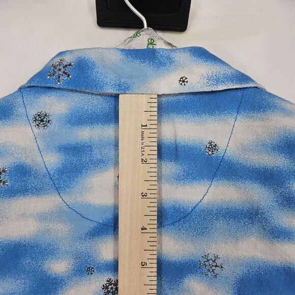 Vintage Kalaheo Shirt Mens Medium Hawaiian Button Up‎ Christmas Theme Beach M - Picture 6 of 11